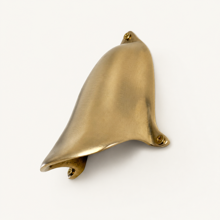 Brassvane motorboat ventilator wall light overall view