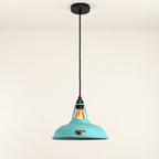 Brassvane copper verdigris pendant light additional view 2