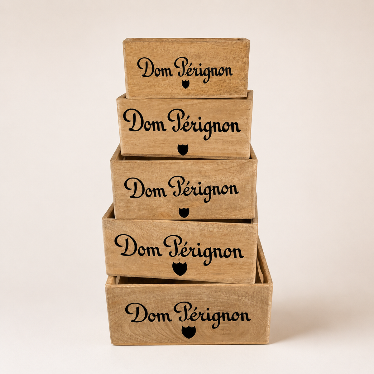Brassvane wooden champagne storage crates additional view 4