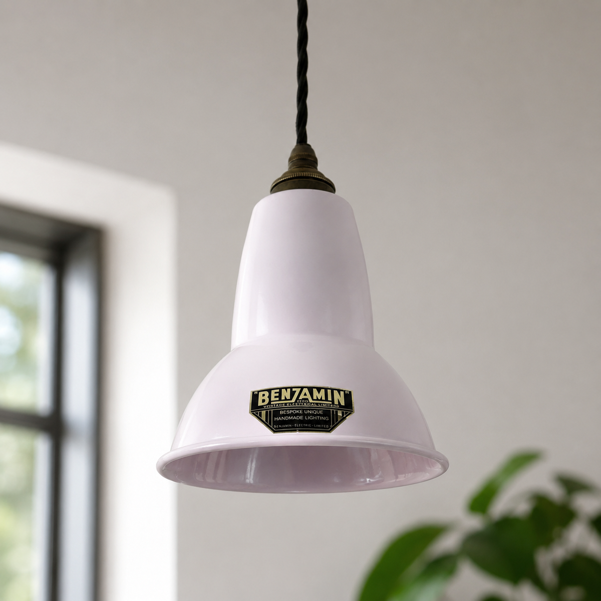 Brassvane pink pendant light additional view 2
