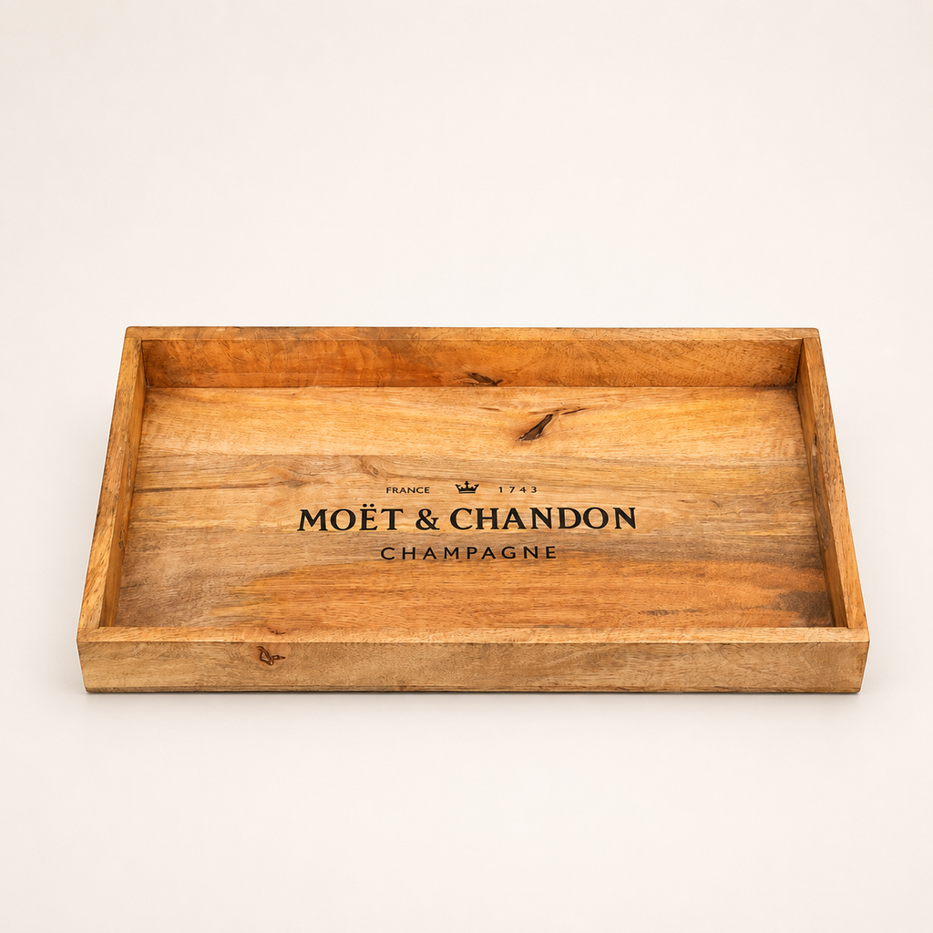 Brassvane wooden serving tray set additional view 5