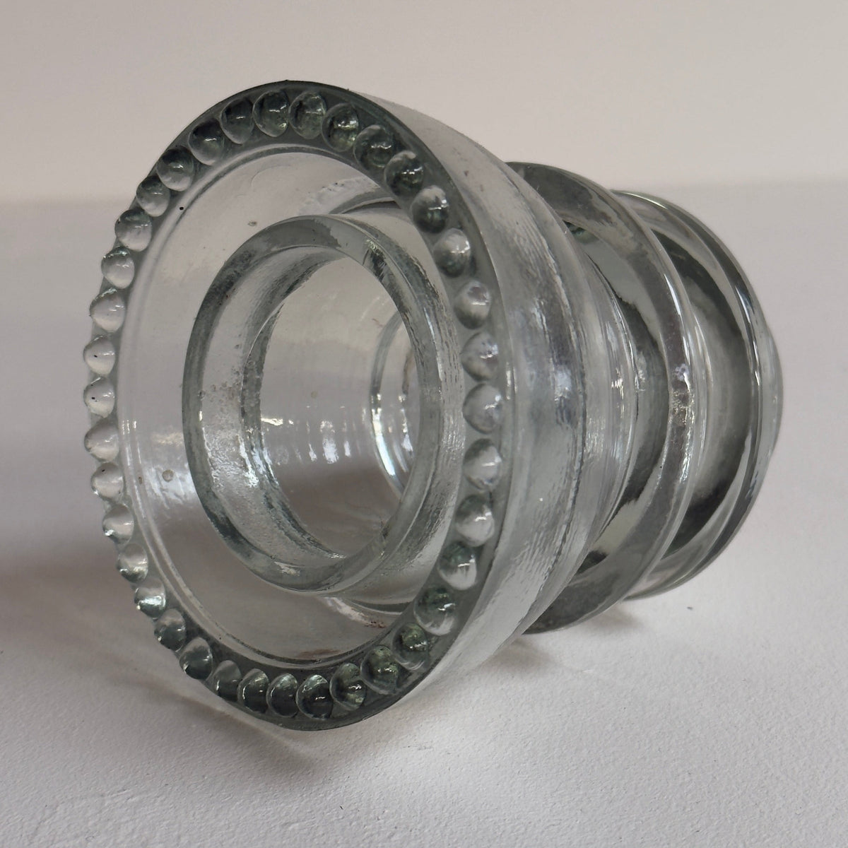 Brassvane clear glass insulator lampshade additional view 2
