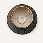 Brassvane black and gold pleated lampshade additional view 4