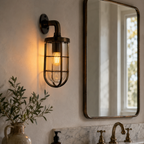 Brassvane aged bronze swan neck wall light additional view 6