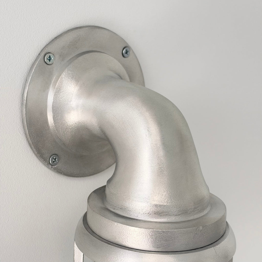 Brassvane raw cast swan neck wall light additional view 6
