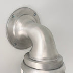 Brassvane raw cast swan neck wall light additional view 6