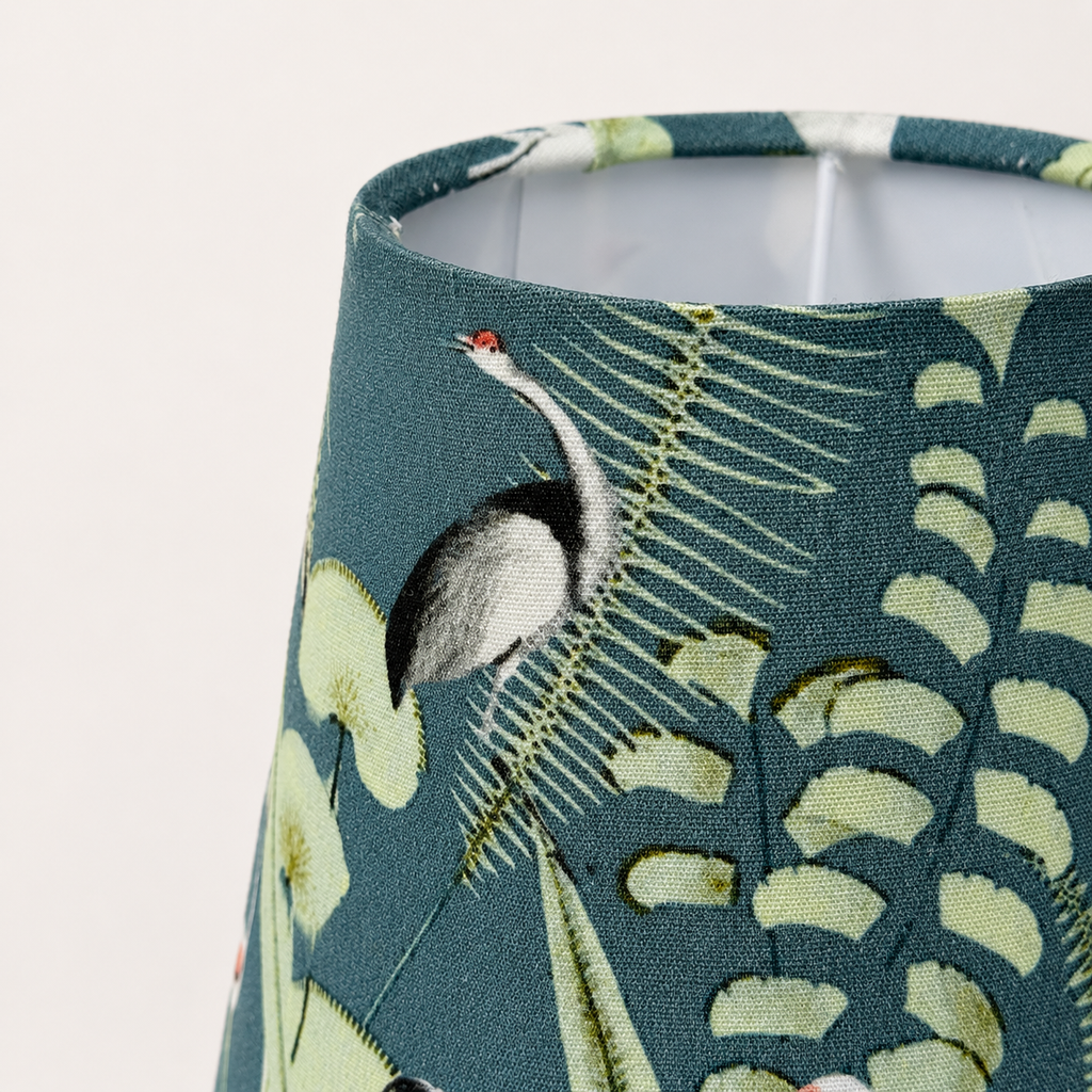 Brassvane blue and green lampshade additional view 3