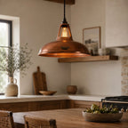 Brassvane antique copper pendant light additional view 2