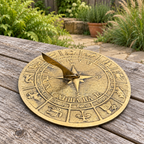 Brassvane sun dial watch clock additional view 2