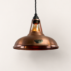 Brassvane antique copper pendant light additional view 3