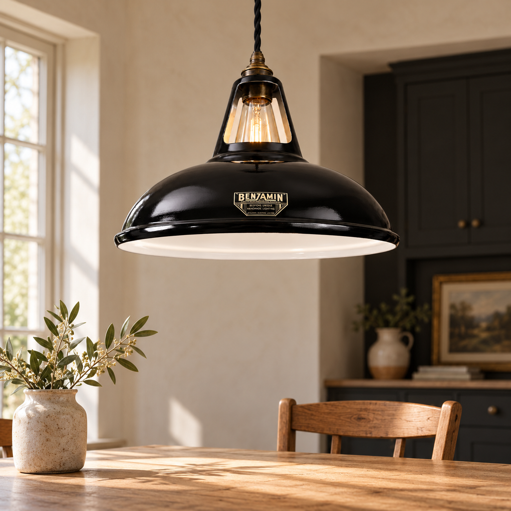 Brassvane midnight black pendant light additional view 2