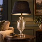 Brassvane ribbed glass urn table lamp additional view 8