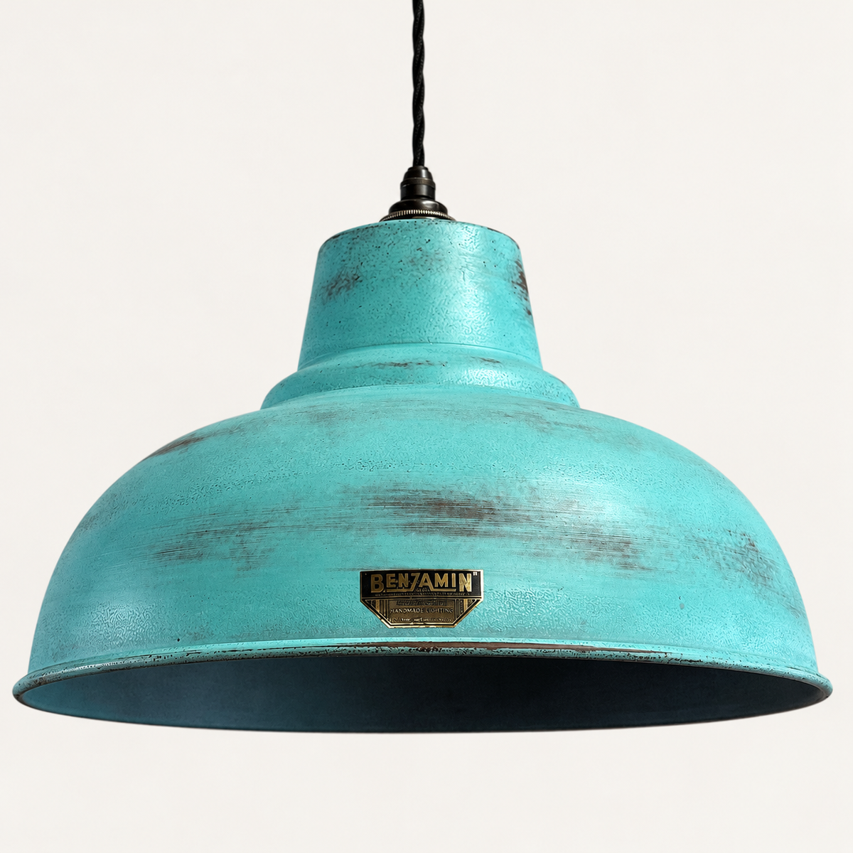 Brassvane copper verdigris pendant light additional view 5
