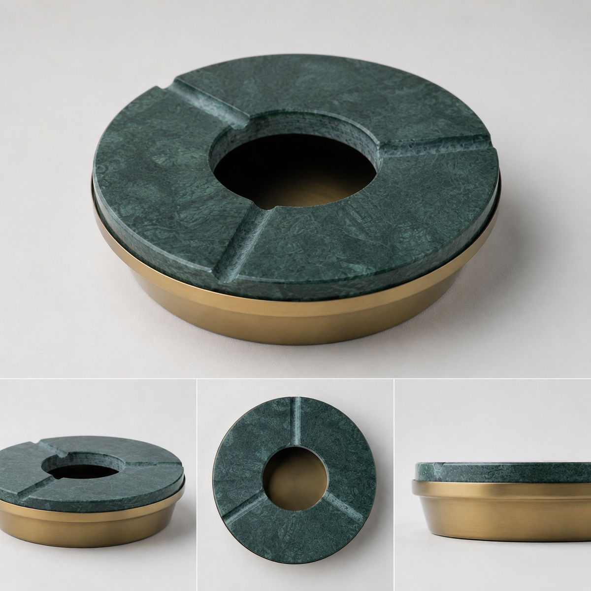 Brassvane marble cigar ashtray additional view 9