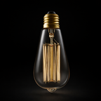 Brassvane edison filament bulb additional view 2
