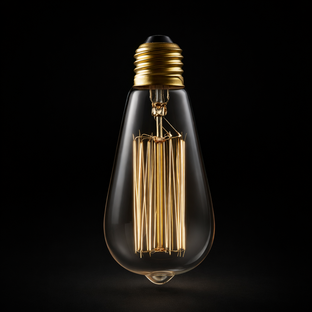 Brassvane edison filament bulb additional view 2