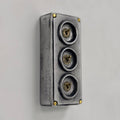 Brassvane 3 gang conduit toggle switch overall view