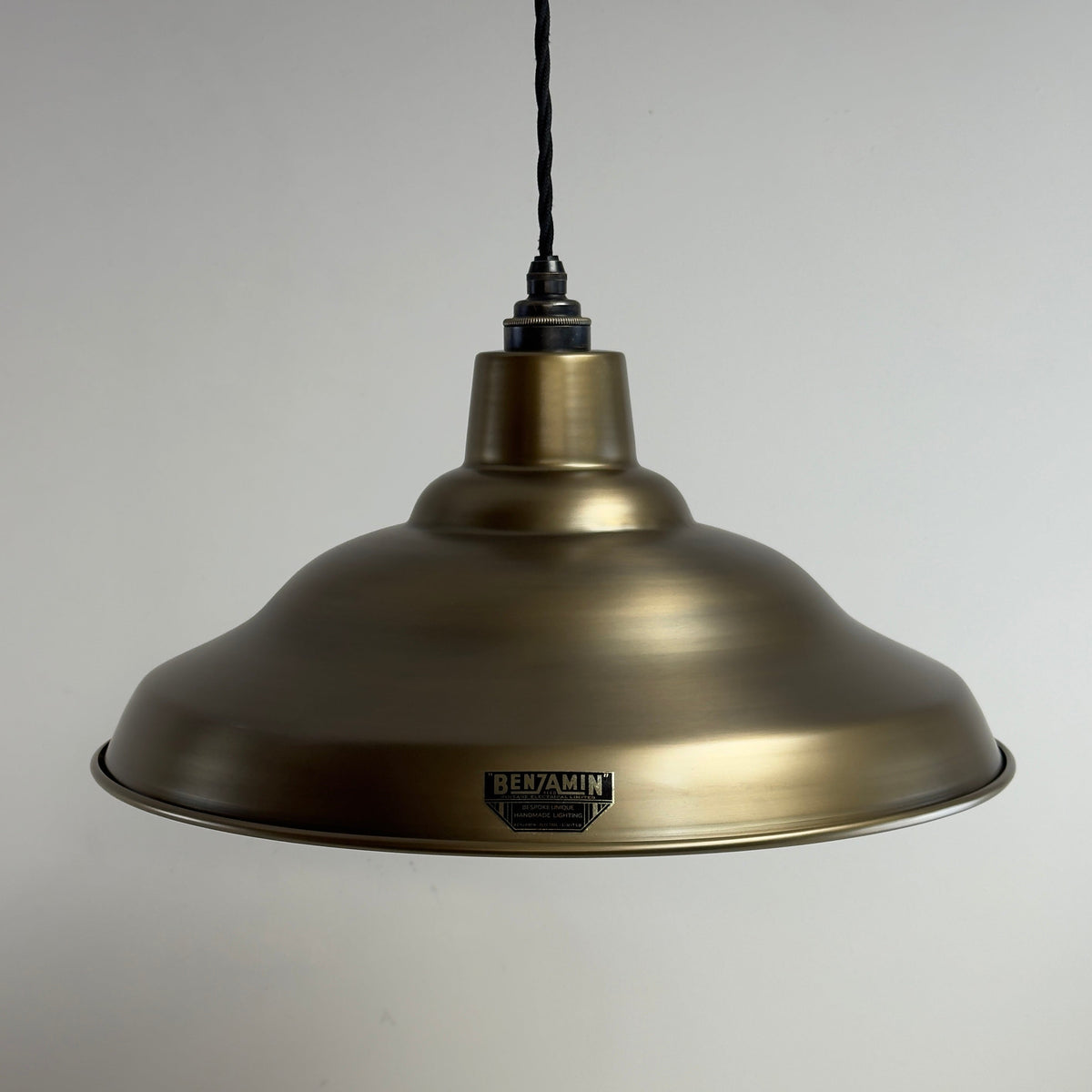 Brassvane antique brass pendant light additional view 3