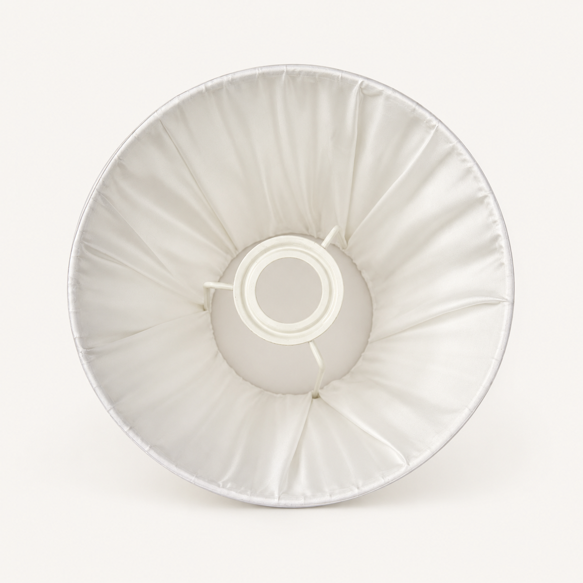 Brassvane white pleated lampshade additional view 4