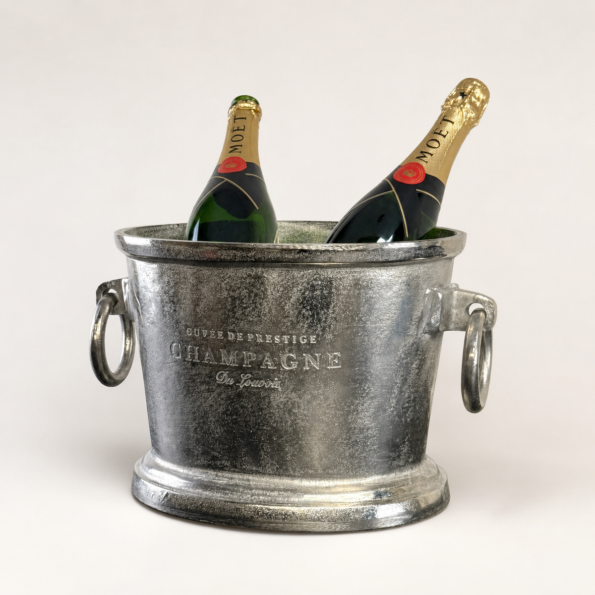 Brassvane raw cast champagne ice bucket additional view 5