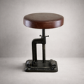 Brassvane adjustable vice clamp stool overall view