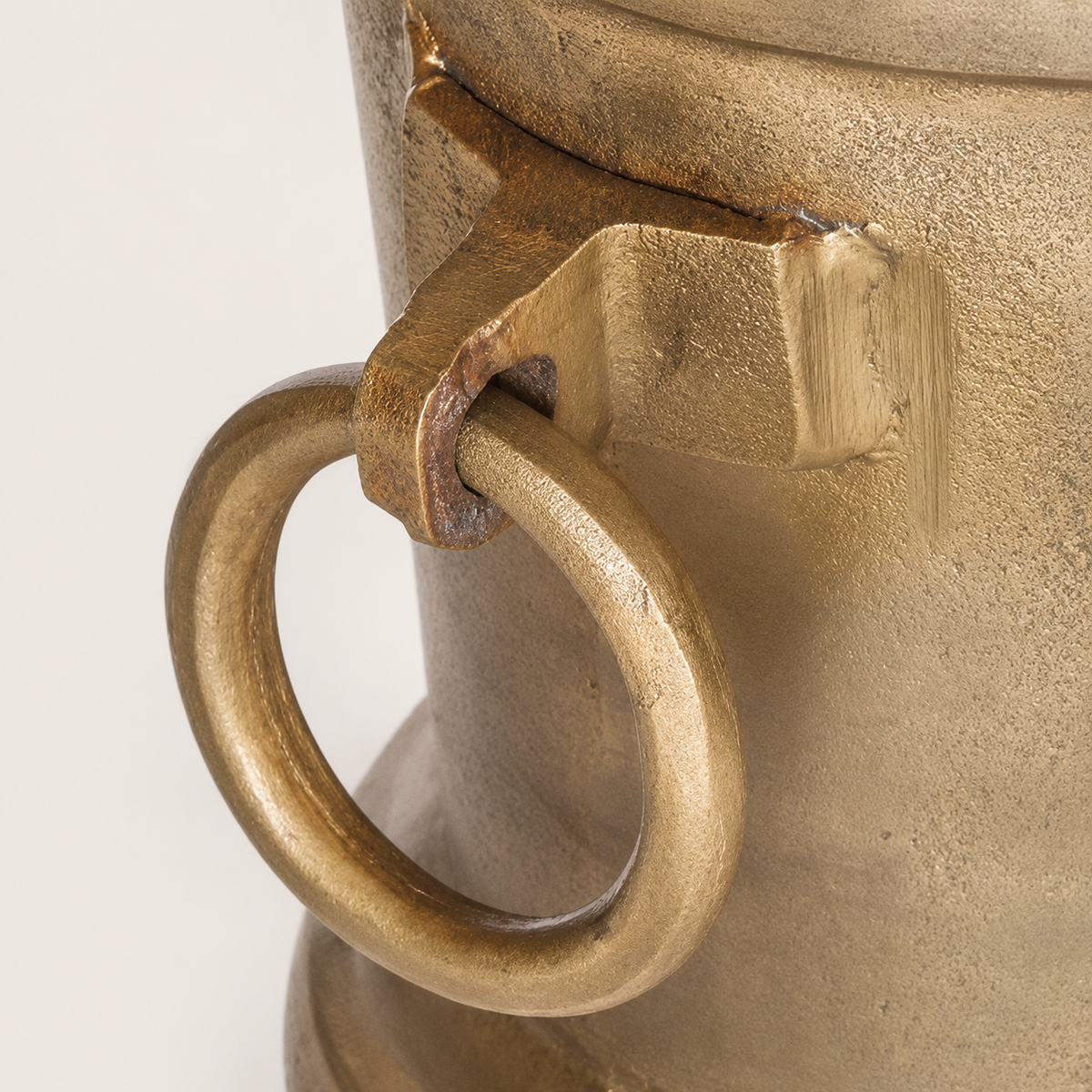 Brassvane antique brass champagne ice bucket additional view 9