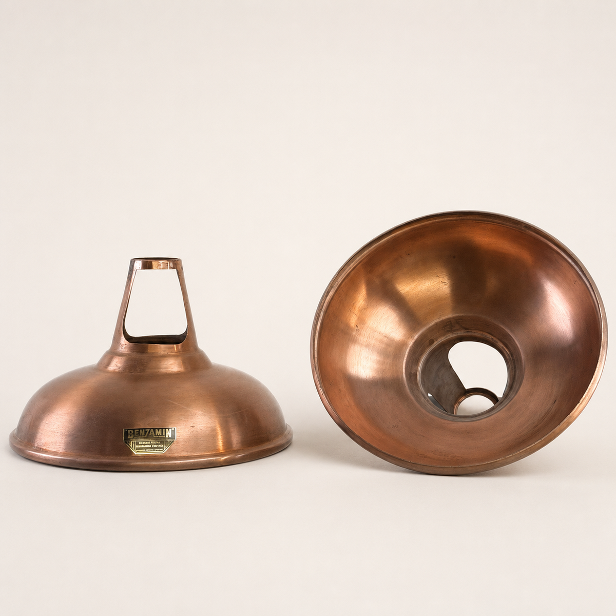 Brassvane antique copper pendant light additional view 6