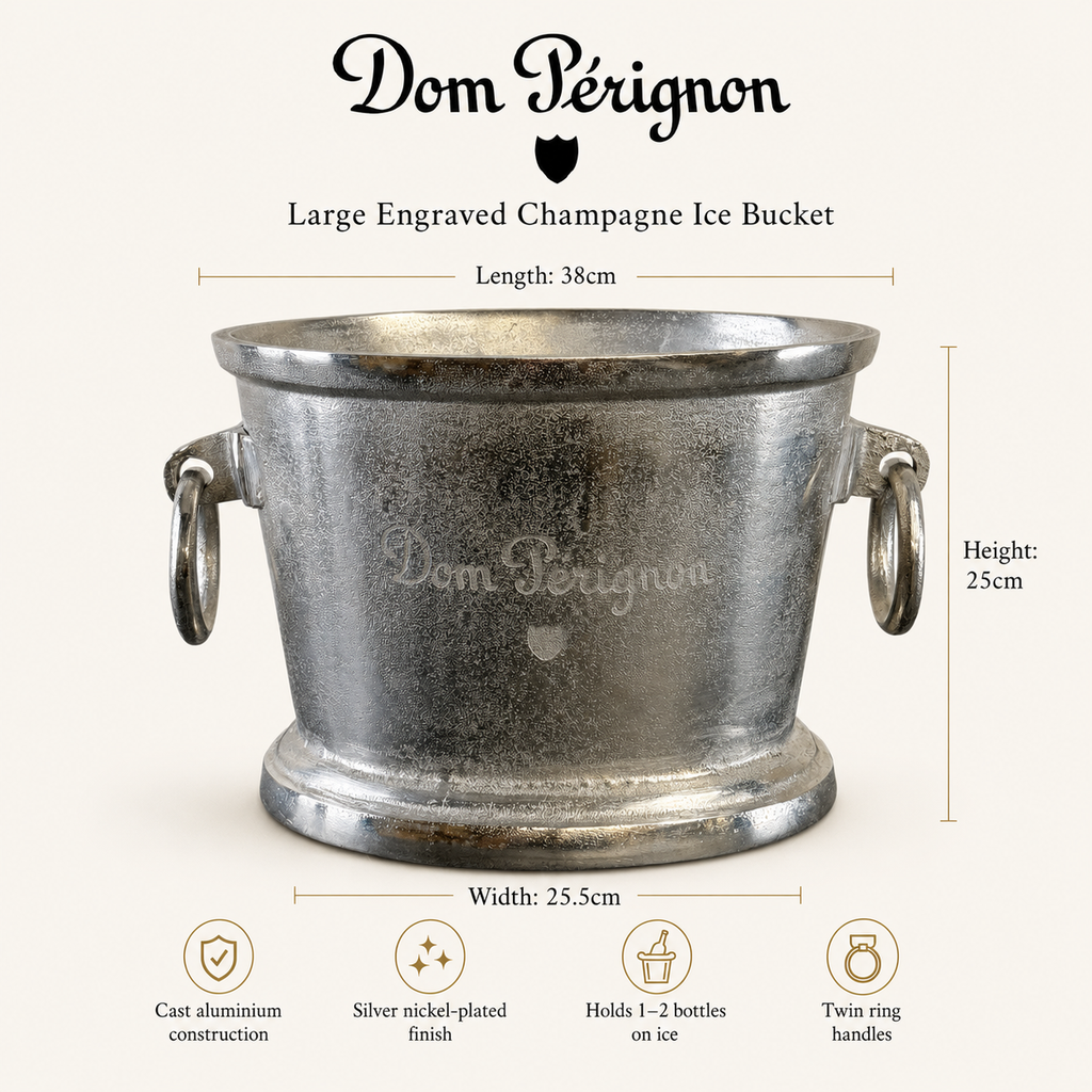 Brassvane cast champagne ice bucket additional view 6
