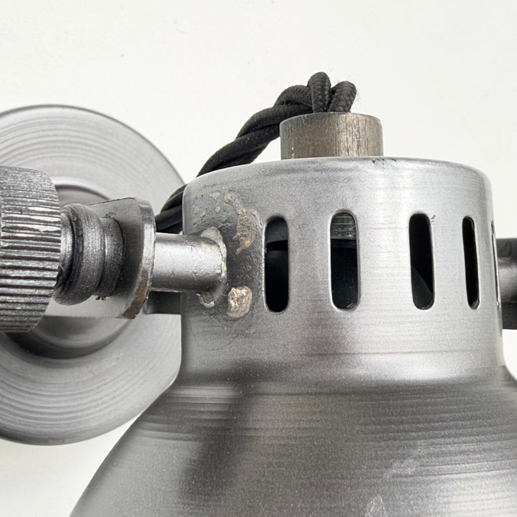 Brassvane pewter gray adjustable arm wall light additional view 3