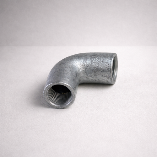 Brassvane galvanized conduit elbow overall view