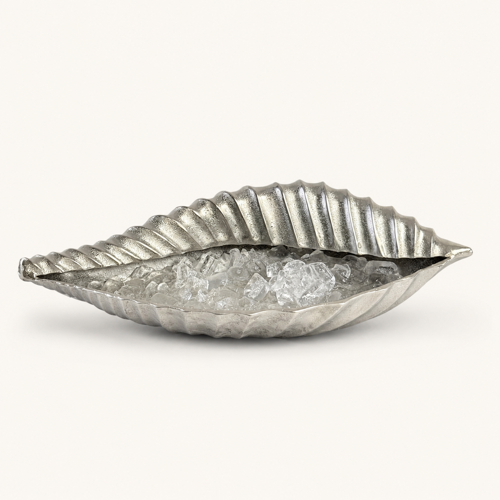 Brassvane clam shell champagne ice bucket additional view 6