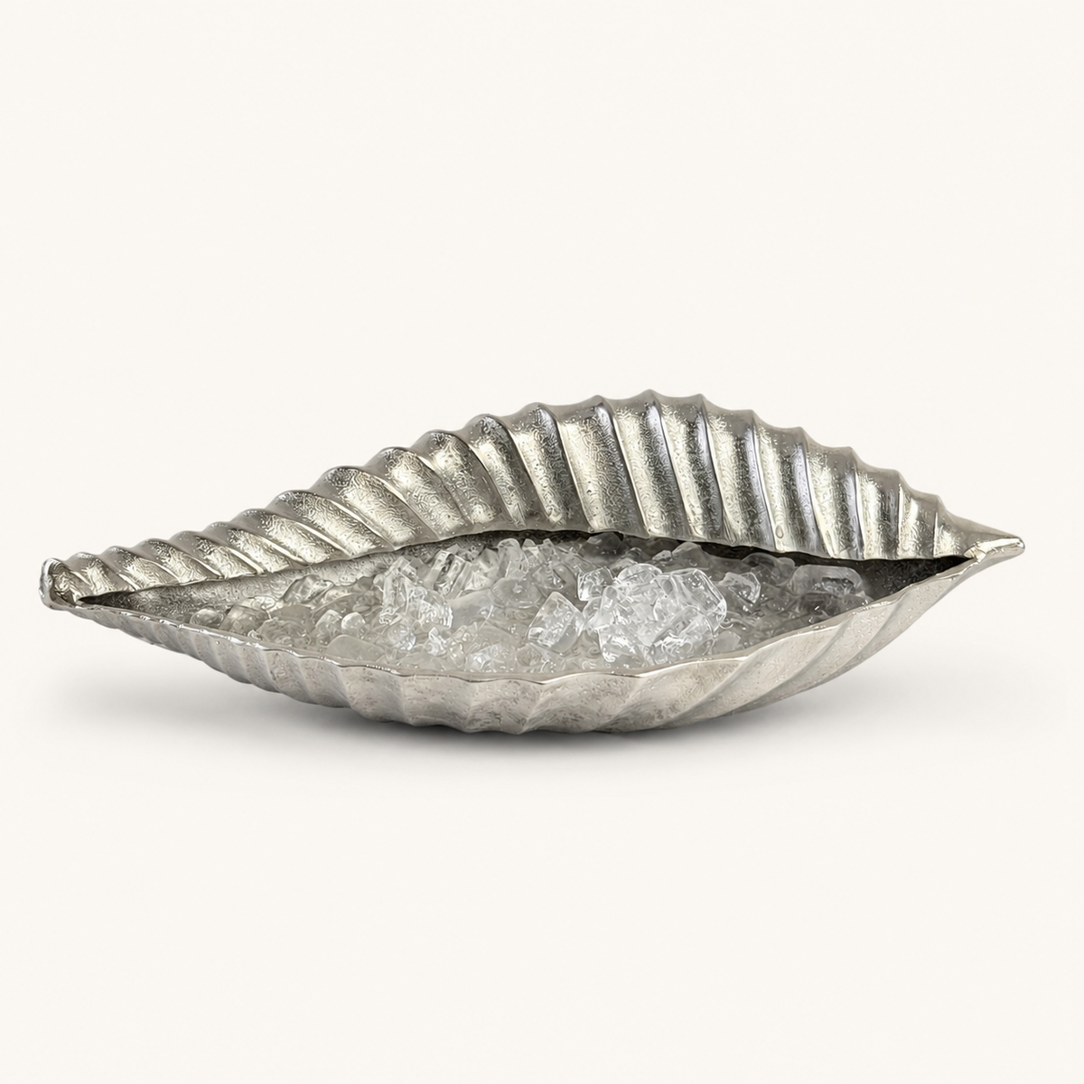 Brassvane clam shell champagne ice bucket additional view 6