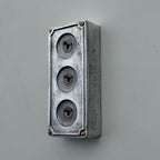Brassvane 3 gang conduit toggle switch additional view 4