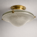 Brassvane prismatic glass flush ceiling light additional view 3