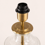 Brassvane ribbed glass urn table lamp additional view 6