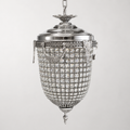 Brassvane french empire basket chandelier overall view