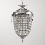 Brassvane french empire basket chandelier overall view