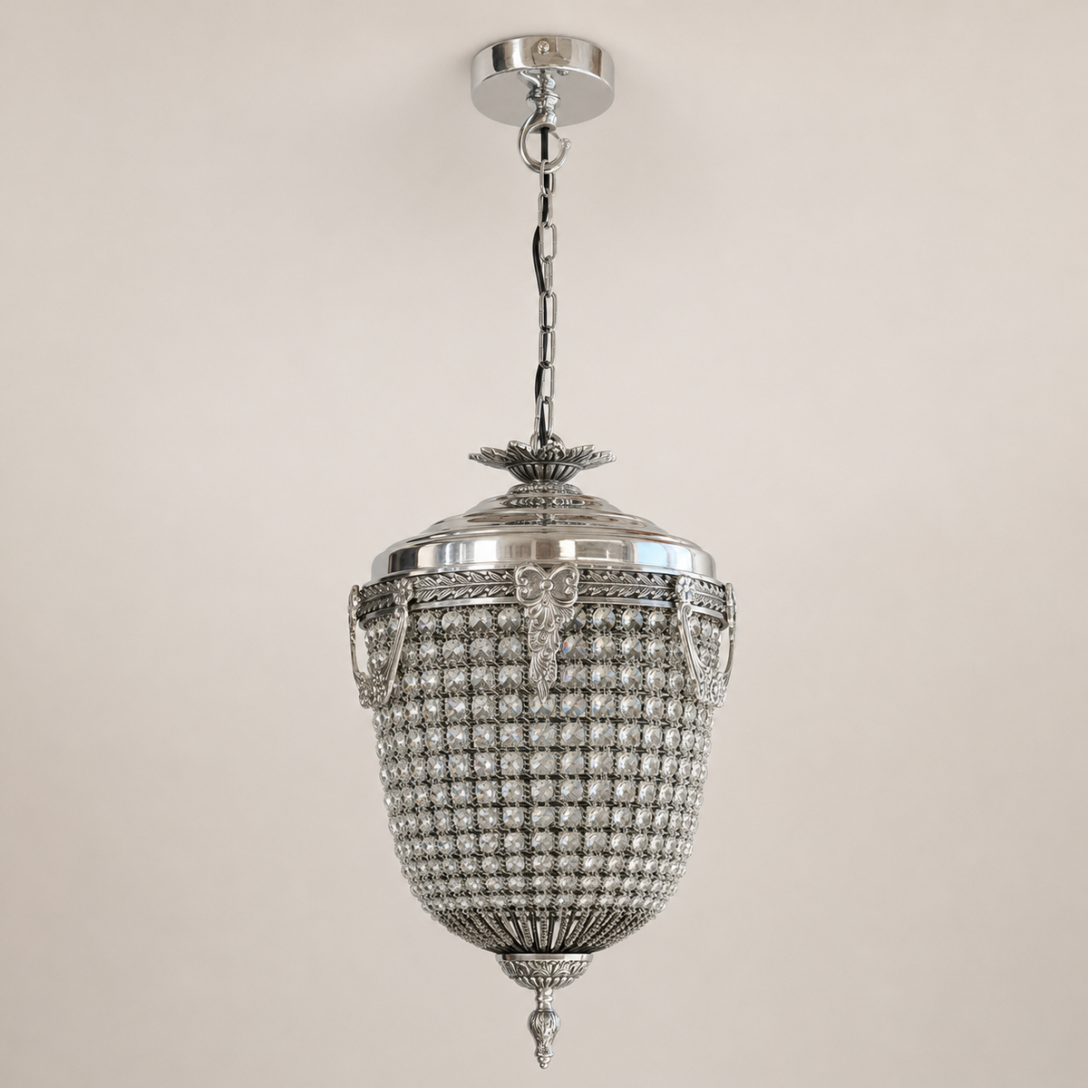 Brassvane french empire basket chandelier additional view 3
