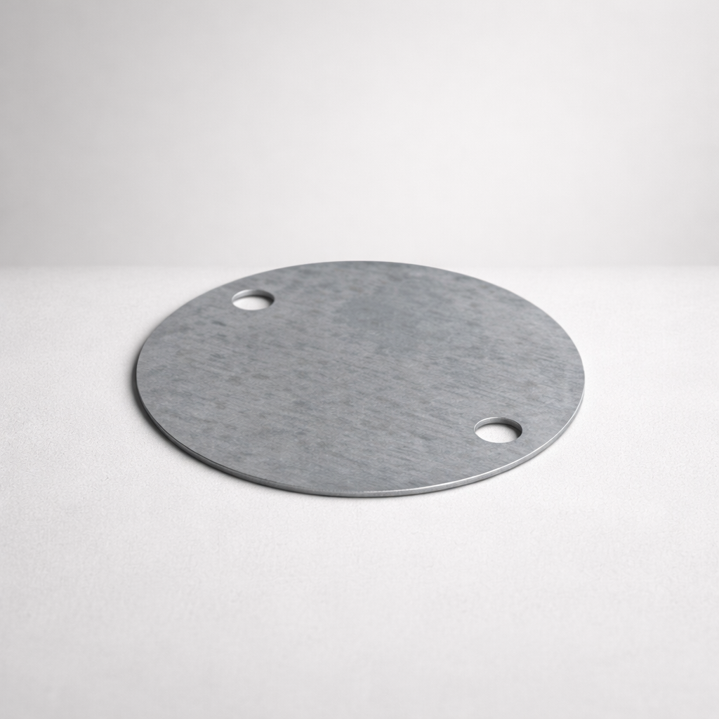 Brassvane galvanized conduit box lid overall view