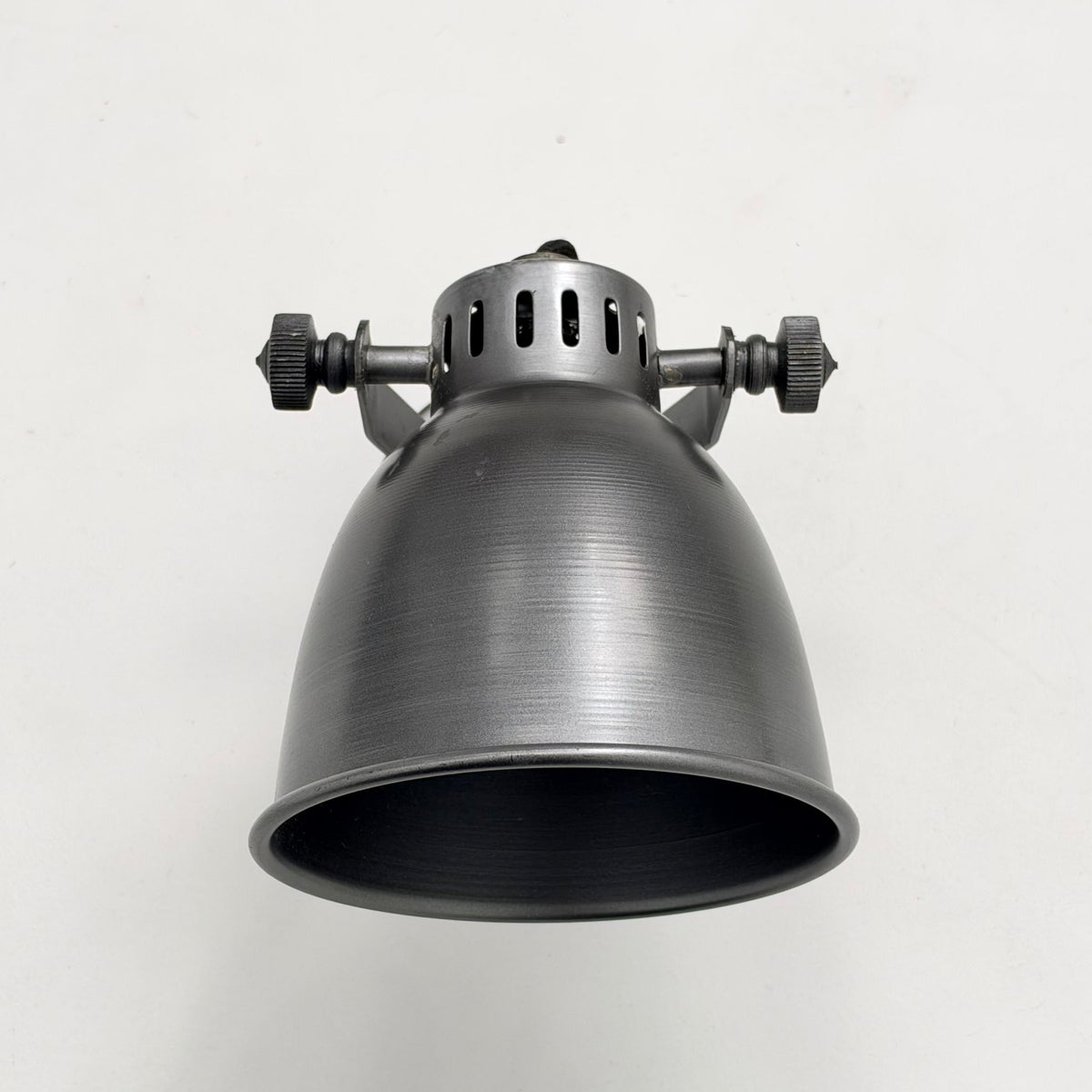 Brassvane pewter gray adjustable arm wall light additional view 2