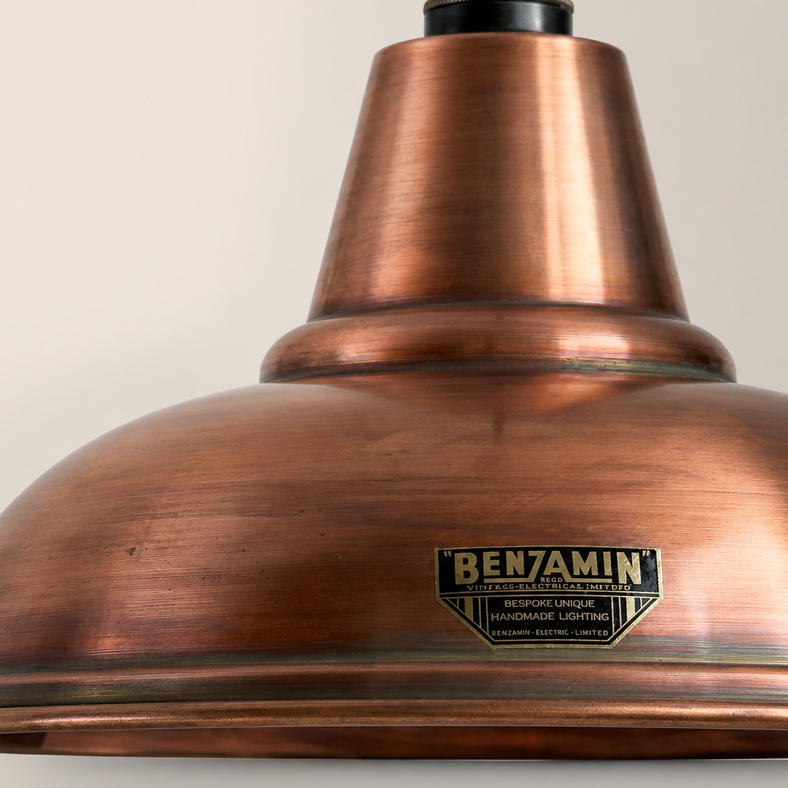 Brassvane antique copper pendant light additional view 3