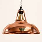 Brassvane handspun copper pendant light additional view 7