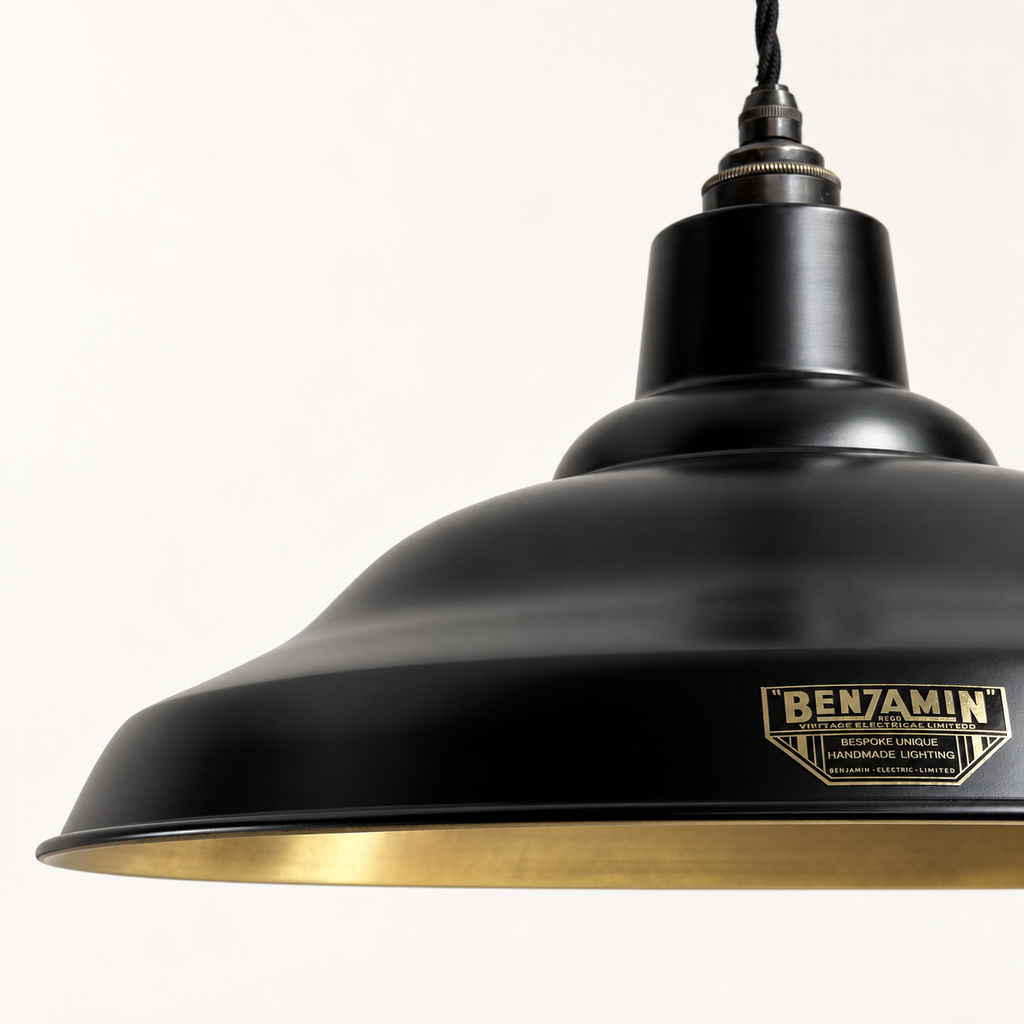 Brassvane antique brass pendant light additional view 4