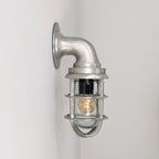 Brassvane raw cast swan neck wall light additional view 7
