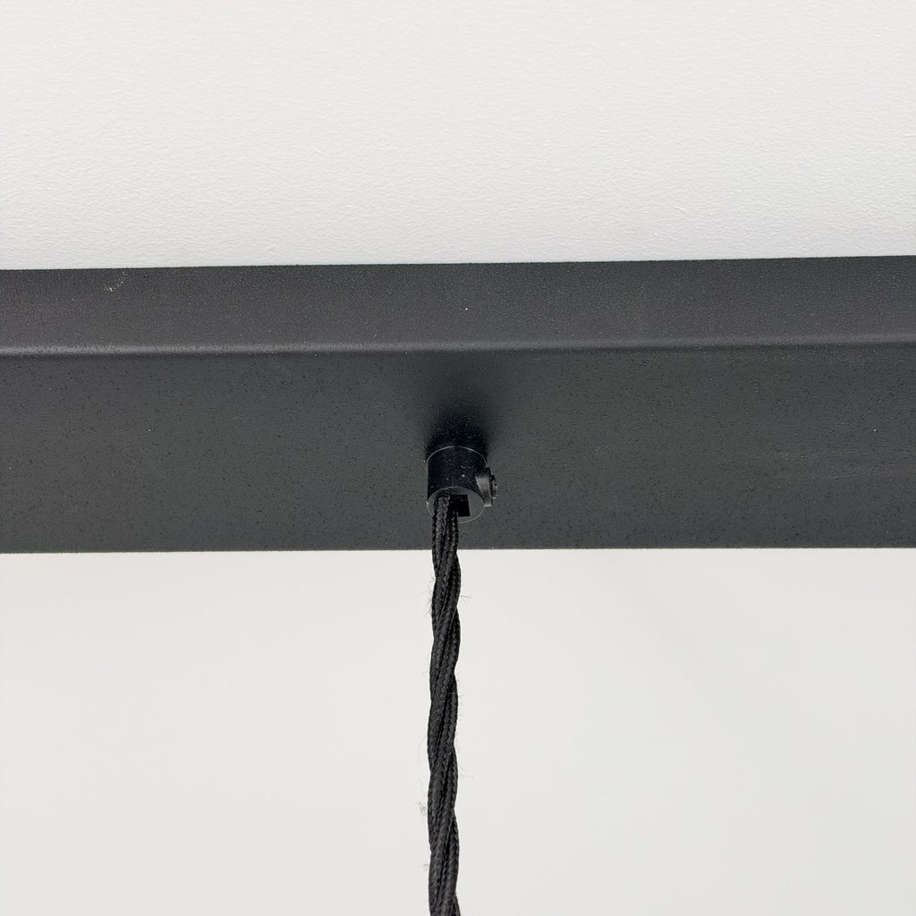 Brassvane textured black ceiling rose track light additional view 3