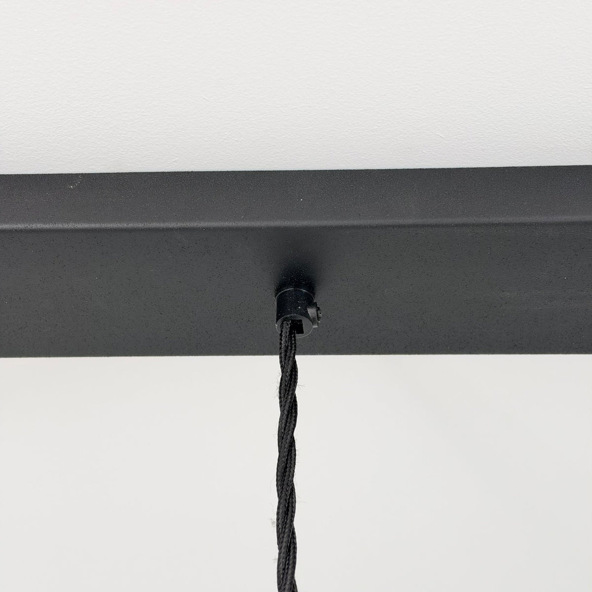 Brassvane textured black ceiling rose track light additional view 3