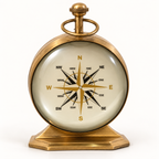 Brassvane ships table clock additional view 4