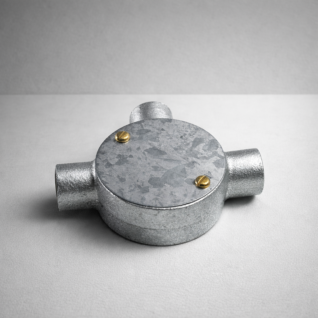 Brassvane galvanized inspection tee additional view 2