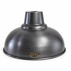 Brassvane pewter gray dome pendant light additional view 4
