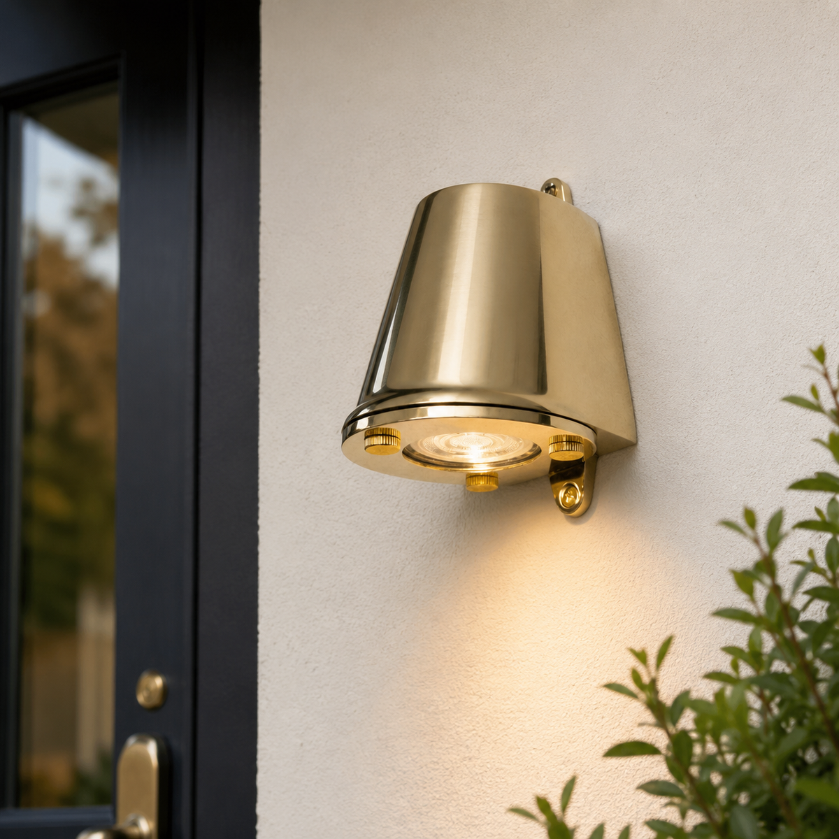 Brassvane solid brass outdoor wall light additional view 3